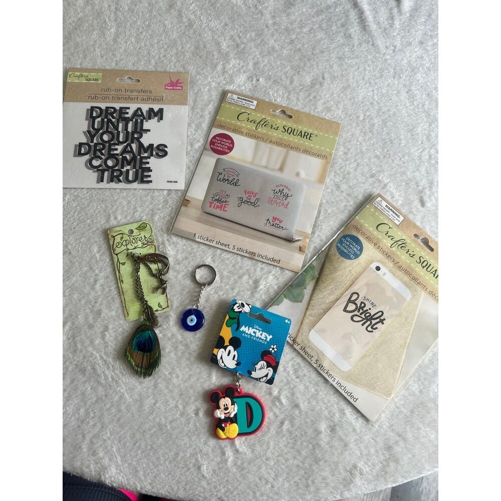 Misc crafters bundle / Disney, peacock, stickers, transfers